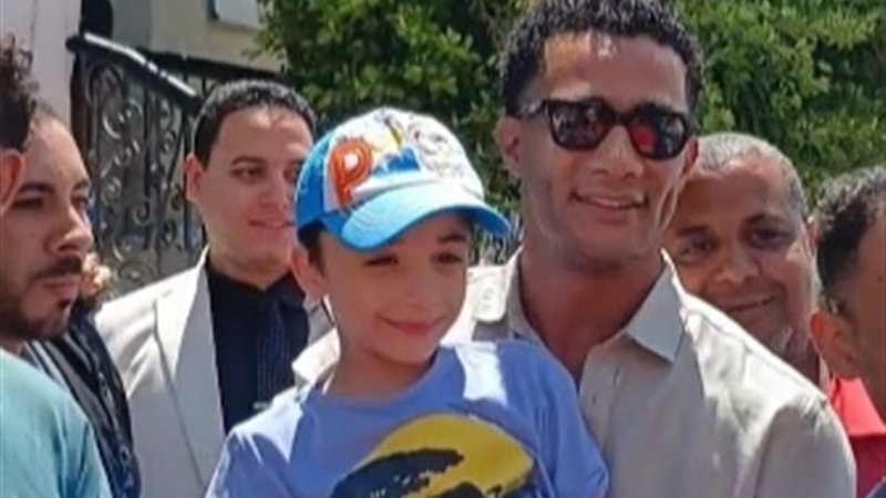 محمد رمضان يحضر جلسة