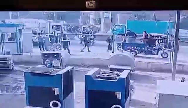 لحظة وقوع الجريمة 