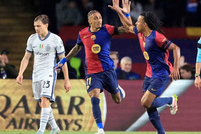 مباراة برشلونة وإنتر ميلان