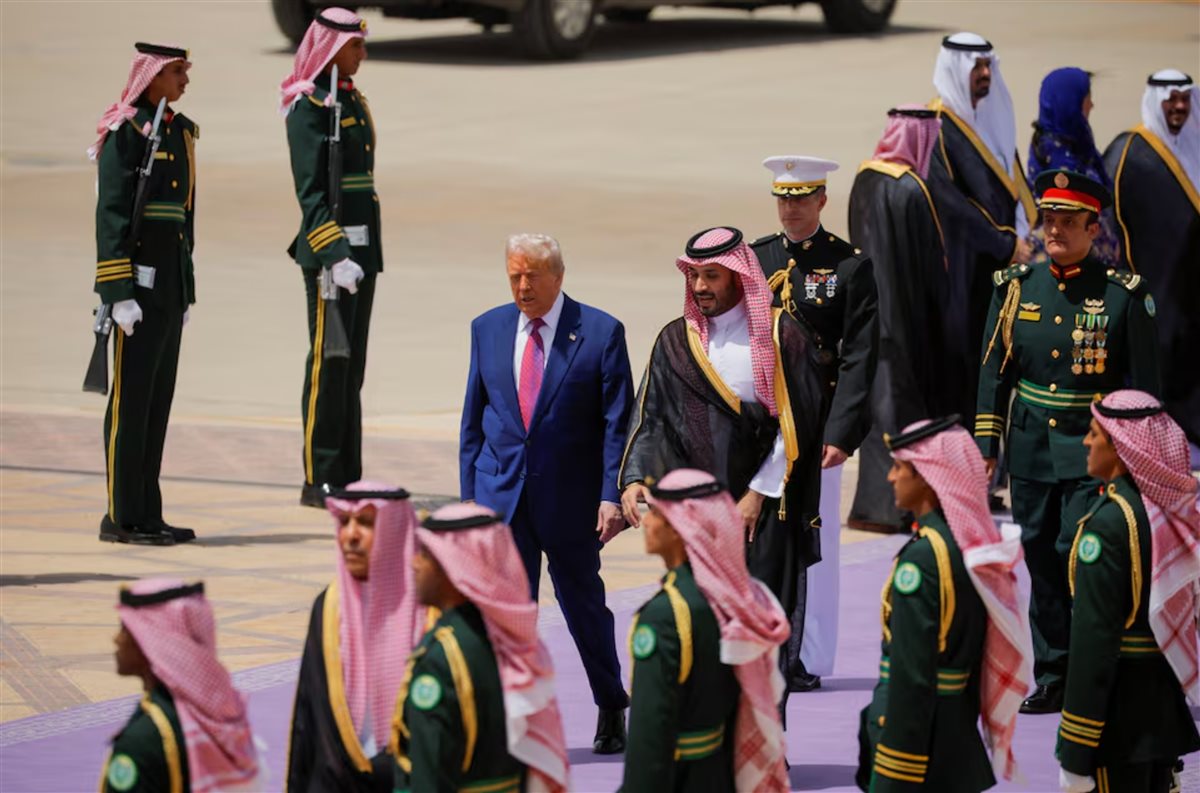 الرئيس الأمريكي دونالد ترامب وولي العهد السعودي الأمير محمد بن سلمان
