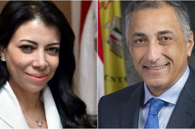 طارق عامر وداليا خورشيد
