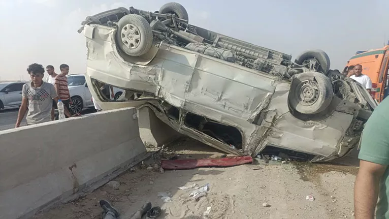 حادث طريق السخنة