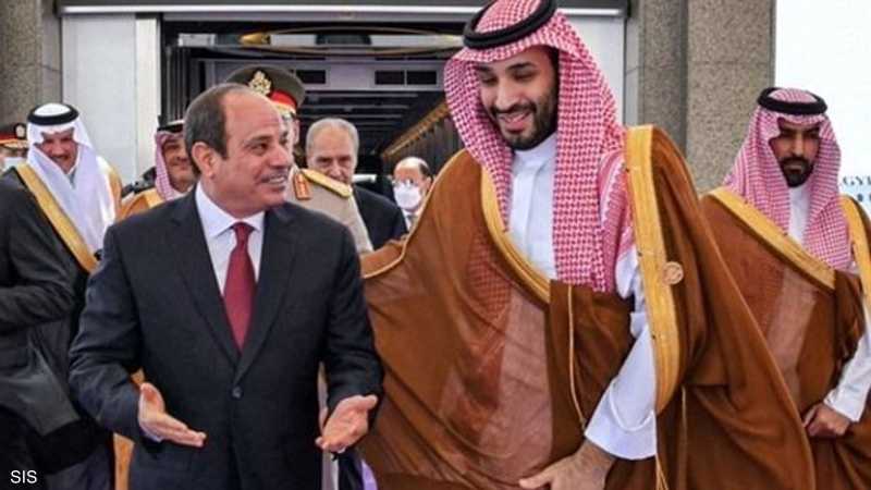الرئيس السيسي وولي العهد السعودي محمد بن سلمان&nbsp;