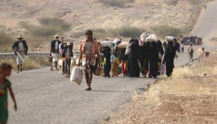 نزوح جماعي في اليمن