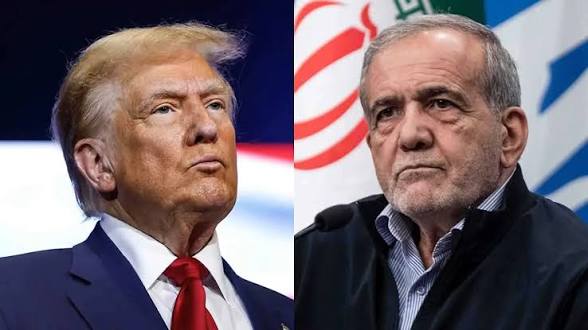 الرئيس الأمريكي ونظيره الإيراني