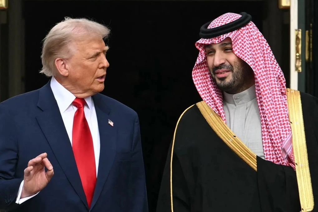 الرئيس الأمريكي وولي العهد السعودي