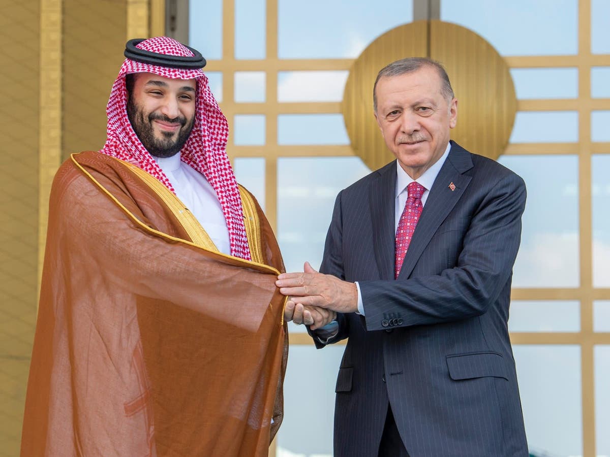 الأمير محمد بن سلمان والرئيس التركي رجب طيب أردوغان