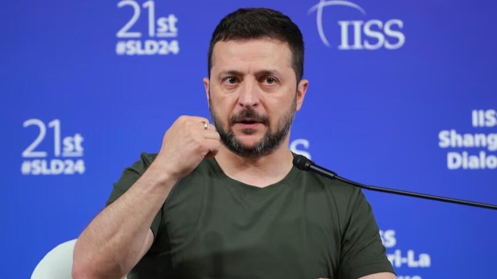 الرئيس الأوكراني فولوديمير زيلينسىكي