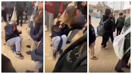 ضرب طالبة التجمع