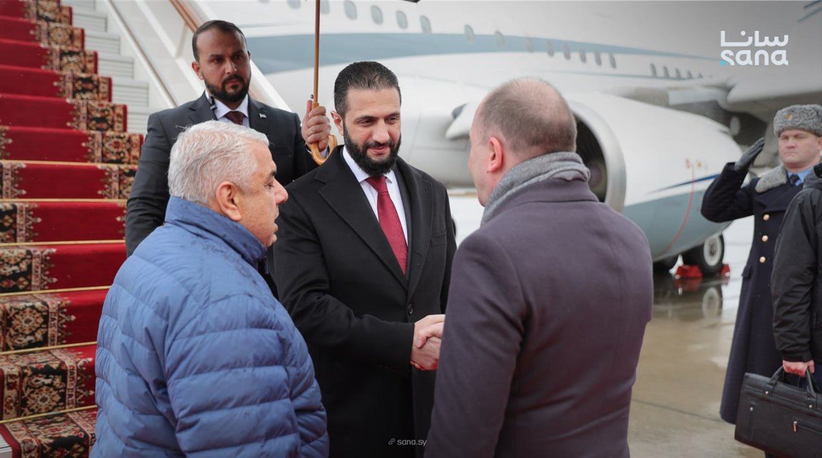 بوتين يستقبل الشرع