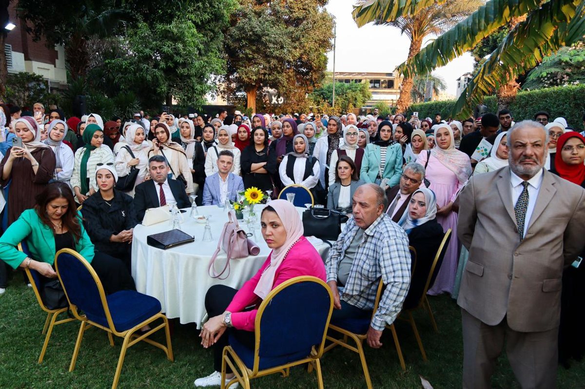 أثناء كلمة السفير التركي للطلاب المصريين