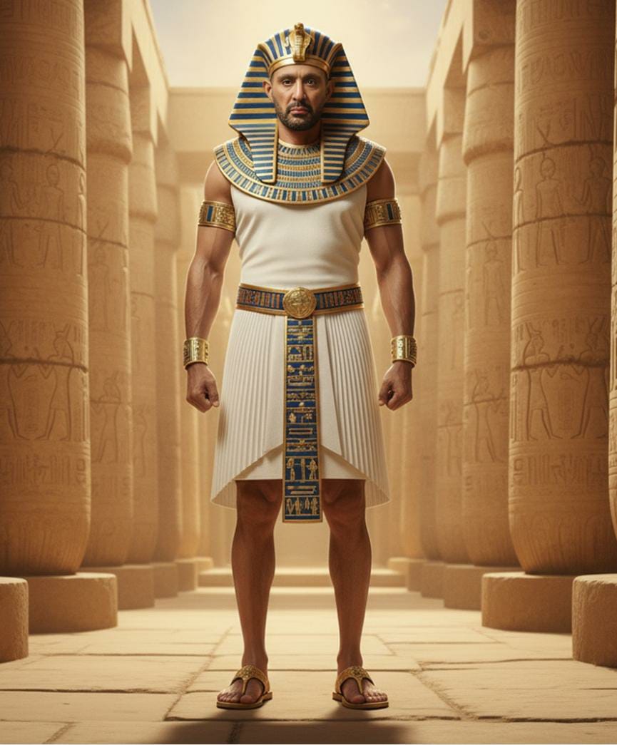 الفنان أحمد السقا بالزي الفرعوني