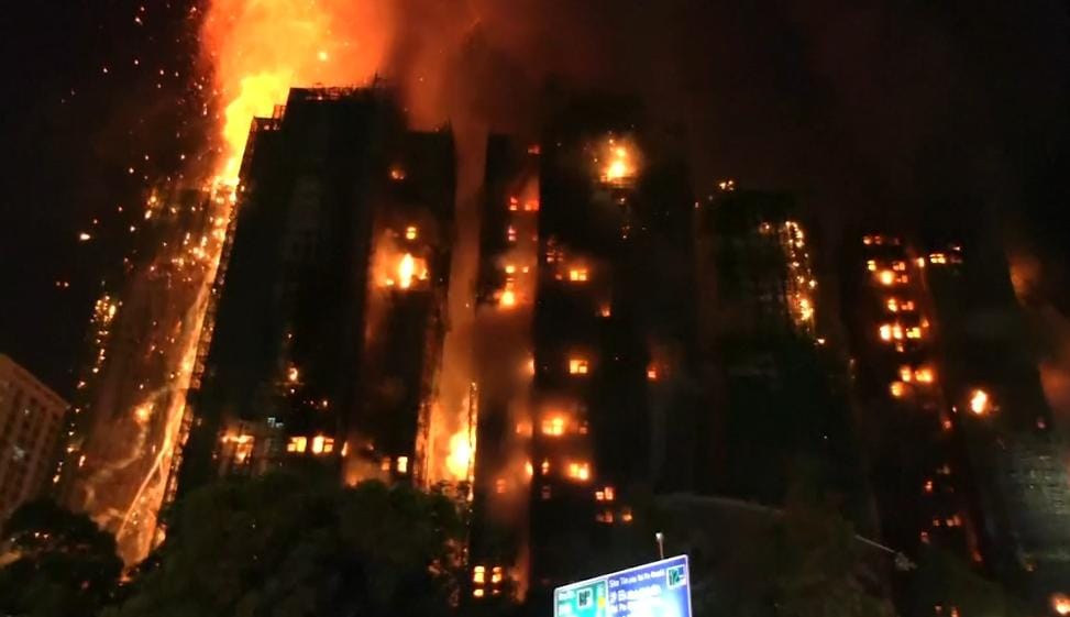 حريق هونج كونج