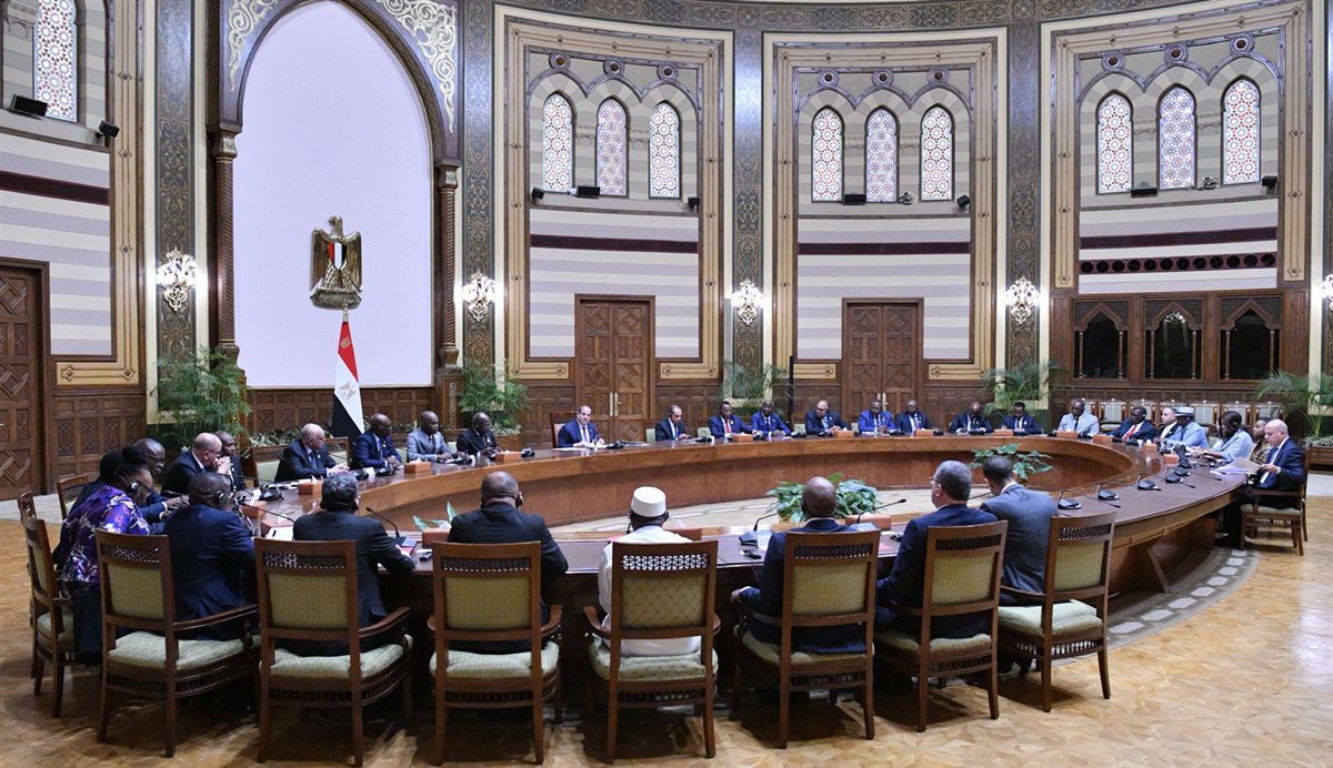 لقاء الرئيس السيسي بالوفود الأفريقية