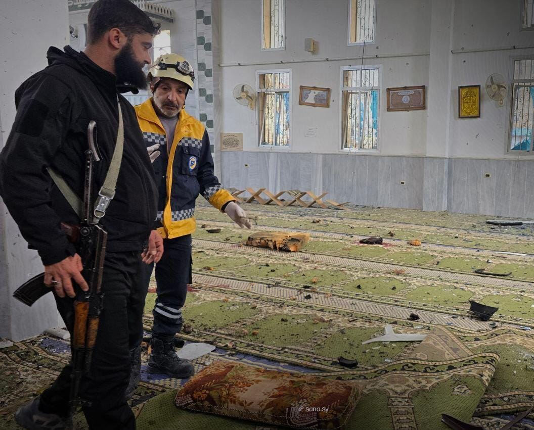 تفجير جامع الإمام علي في حمص واستهداف العلويين