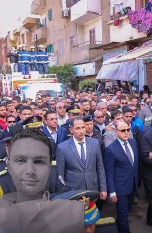 جنازة النقيب الشهيد عمر