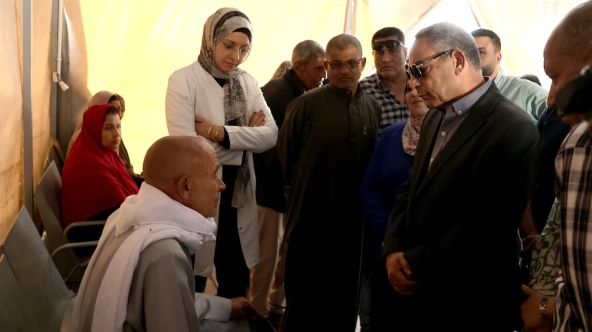 جولة محافظ الإسماعيلية بالقصاصين