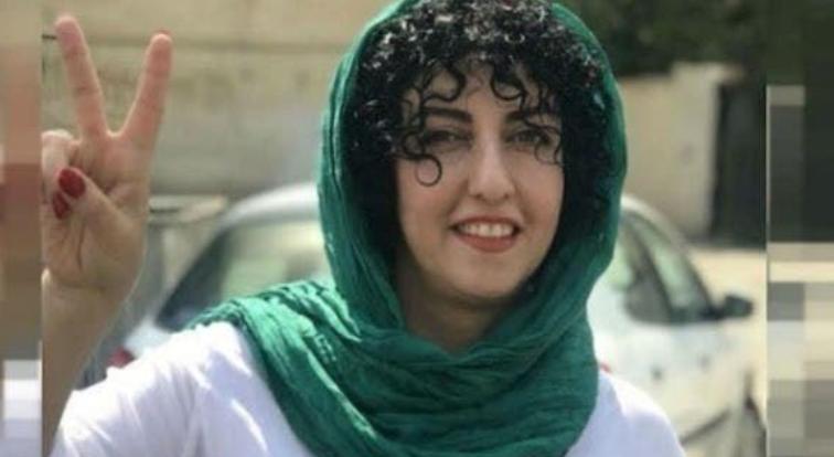 نرجس محمدي الحائزة على جائزة نوبل للسلام