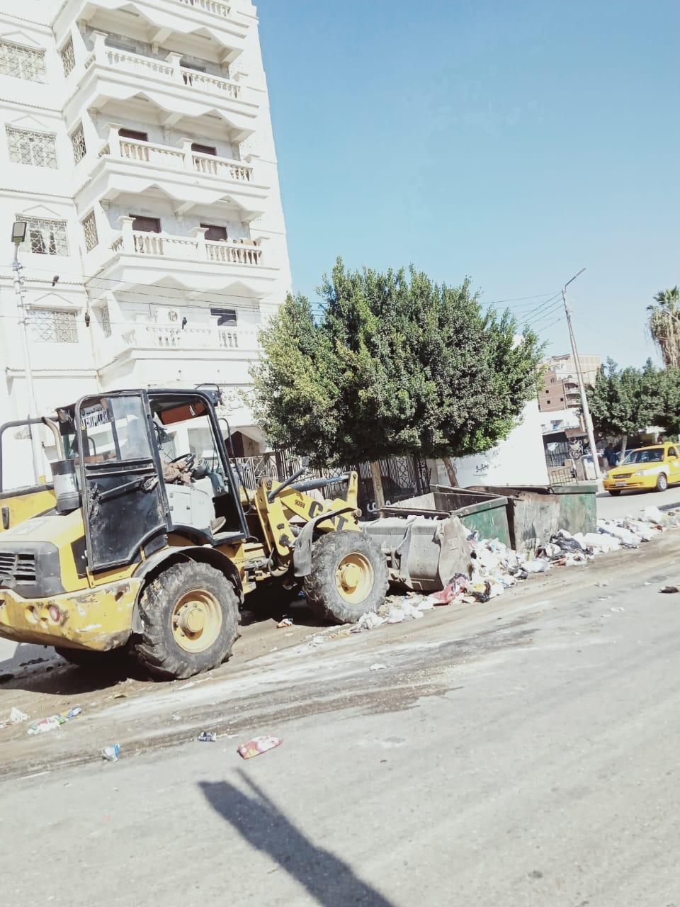 جهود الوحدات المحلية في قطاع النظافة