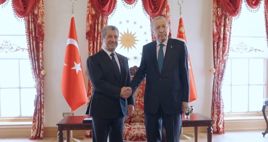 بارزاني يلتقي أردوغان