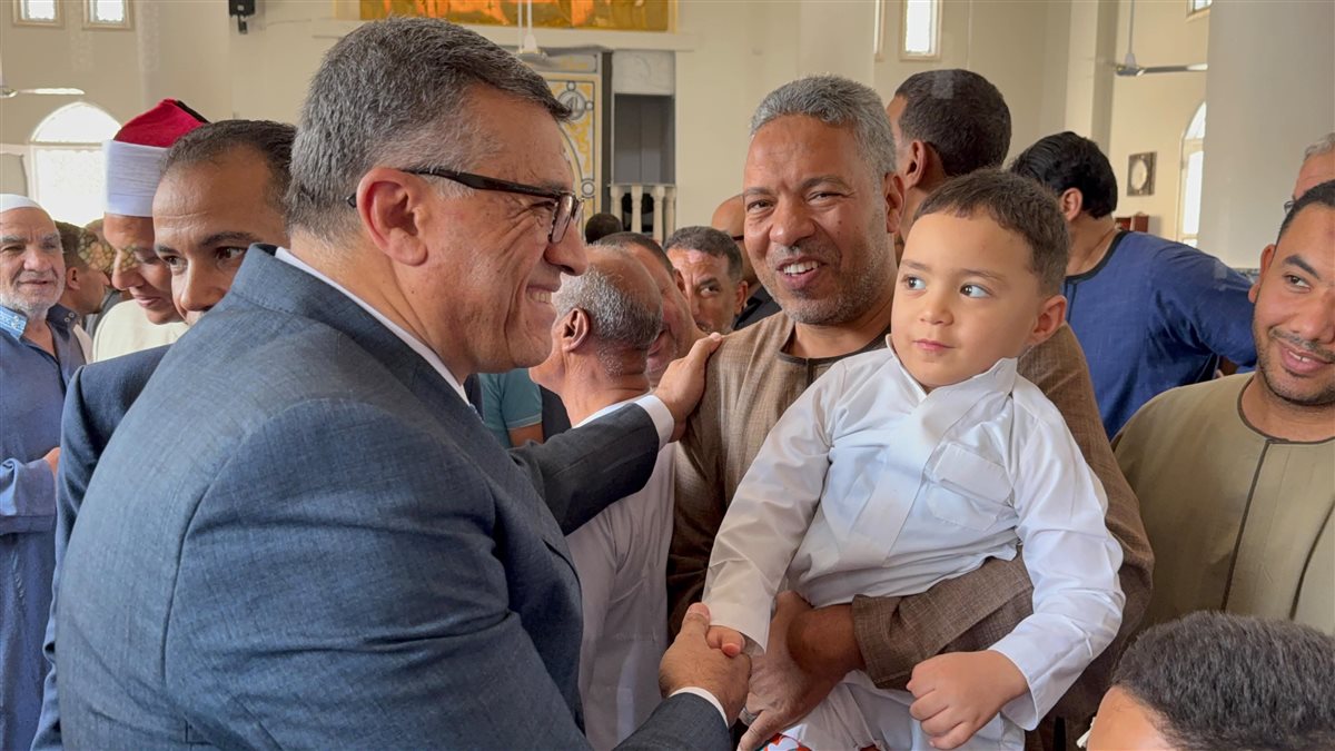 افتتاح مسجد الشهيد أحمد عبدالفتاح في قنا الجديدة