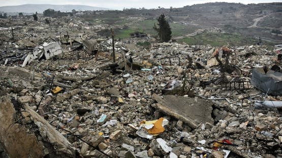 صور تظهر حجم الدمار بجنوب لبنان