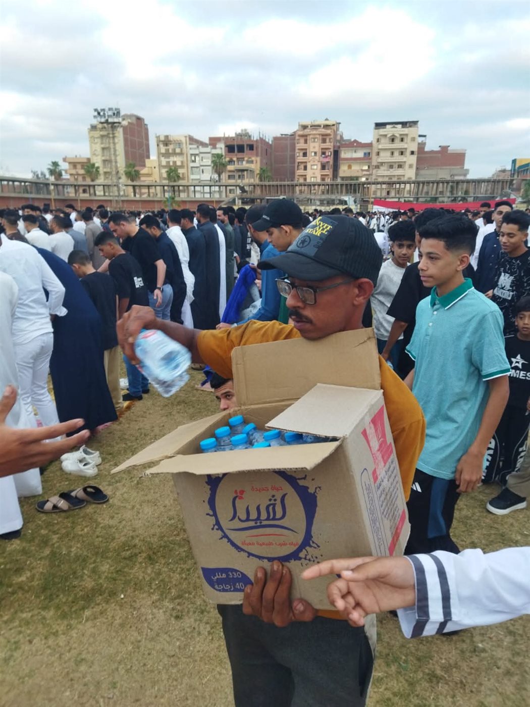 استقبال مراكز الشباب بالإسماعيلية للمصلين