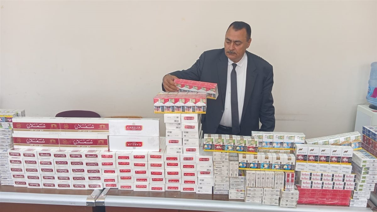 جانب من المضبوطات