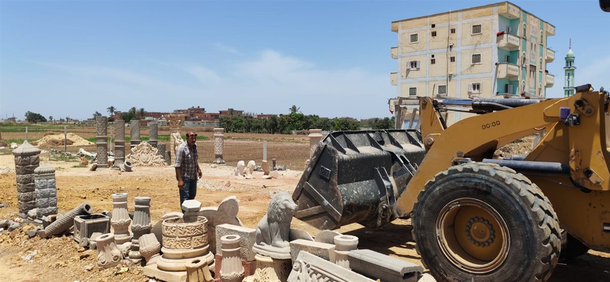 حملات إزالة التعديات بالإسماعيلية