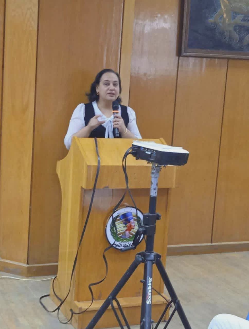 المهندسة ميرفت كامل المدير التنفيذي للجمعية الإنجيلية بالمنيا