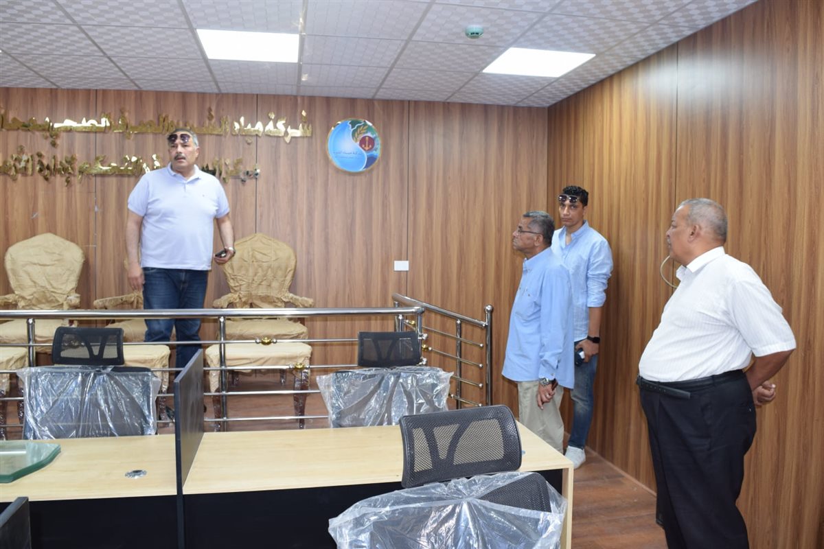 جولة رئيس الشركة بمركز الأزمات&nbsp;