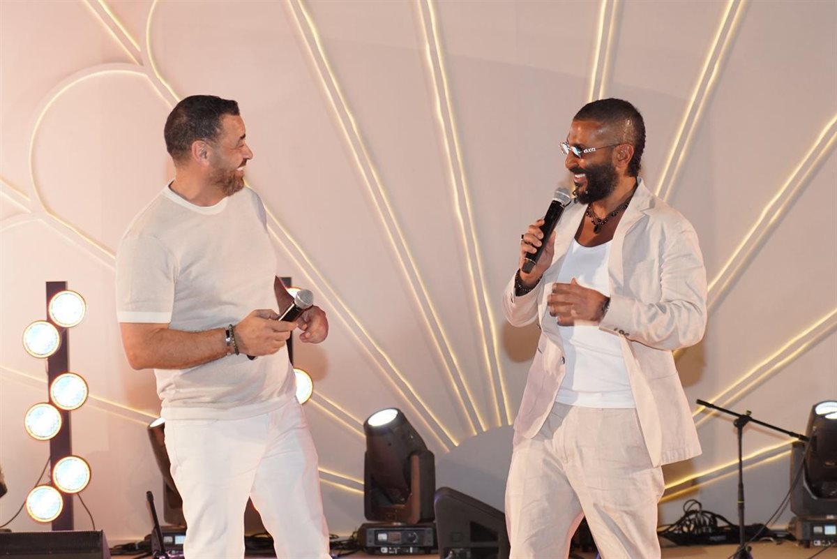 أحمد سعد وطارق العريان&nbsp;
