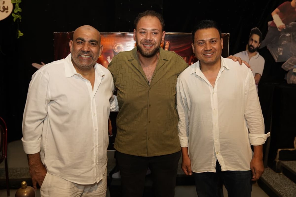 محمد على رزق وعمرو رمزي ومحسن منصور&nbsp;