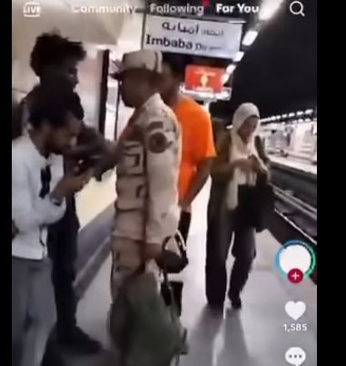 فيديو المجند المصري والمواطن السوداني
