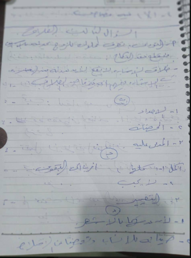 حل امتحان فقه شافعي الصف الثالث الثانوي الأزهري 2026 علمي