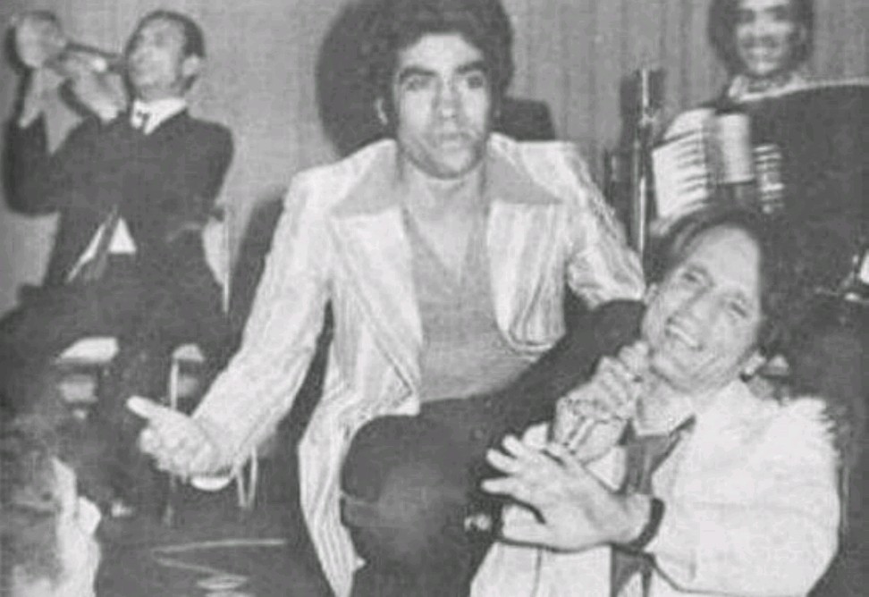 عبد الحليم حافظ مع أحمد عدوية&nbsp;