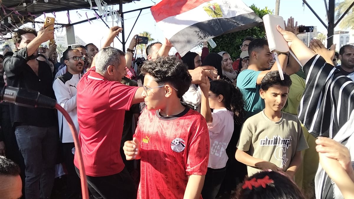 احتفال أهالي الإسماعيلية بالتأهل&nbsp;