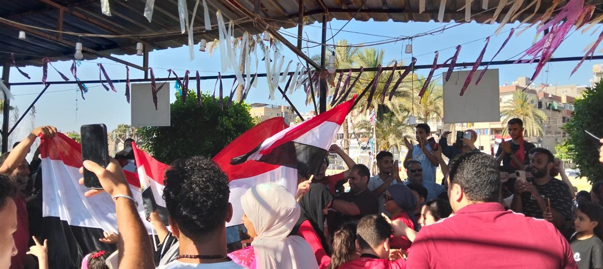 احتفال أهالي الإسماعيلية بالتأهل&nbsp;
