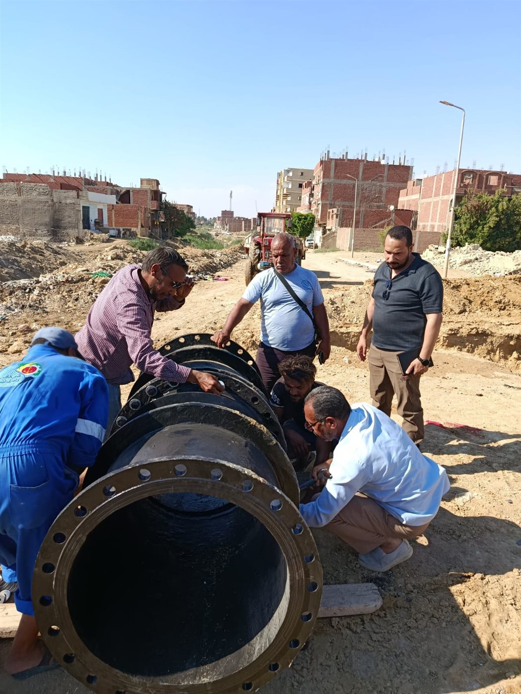 جانب من أعمال الإصلاح&nbsp;