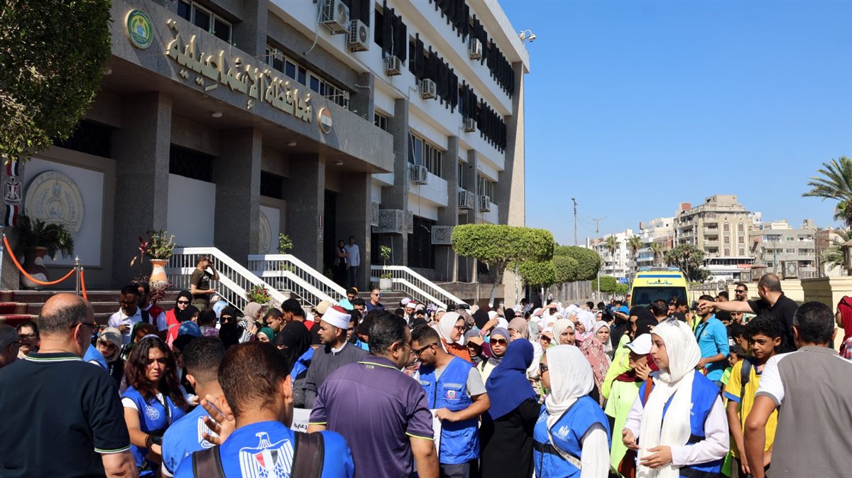 فاعليات الاحتفالية أمام ديوان عام المحافظة&nbsp;