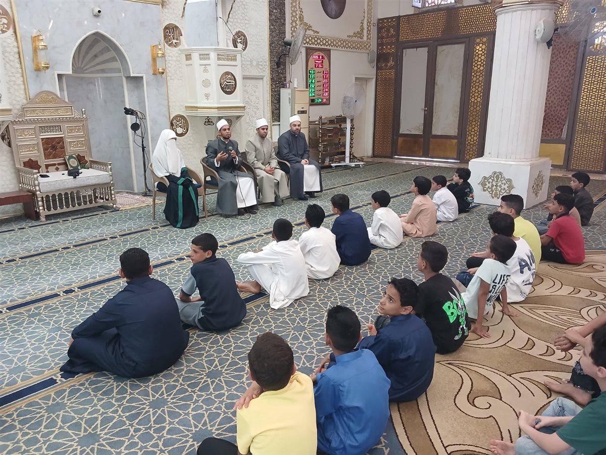جانب من لقاء الطفل بمركز التل الكبير&nbsp;