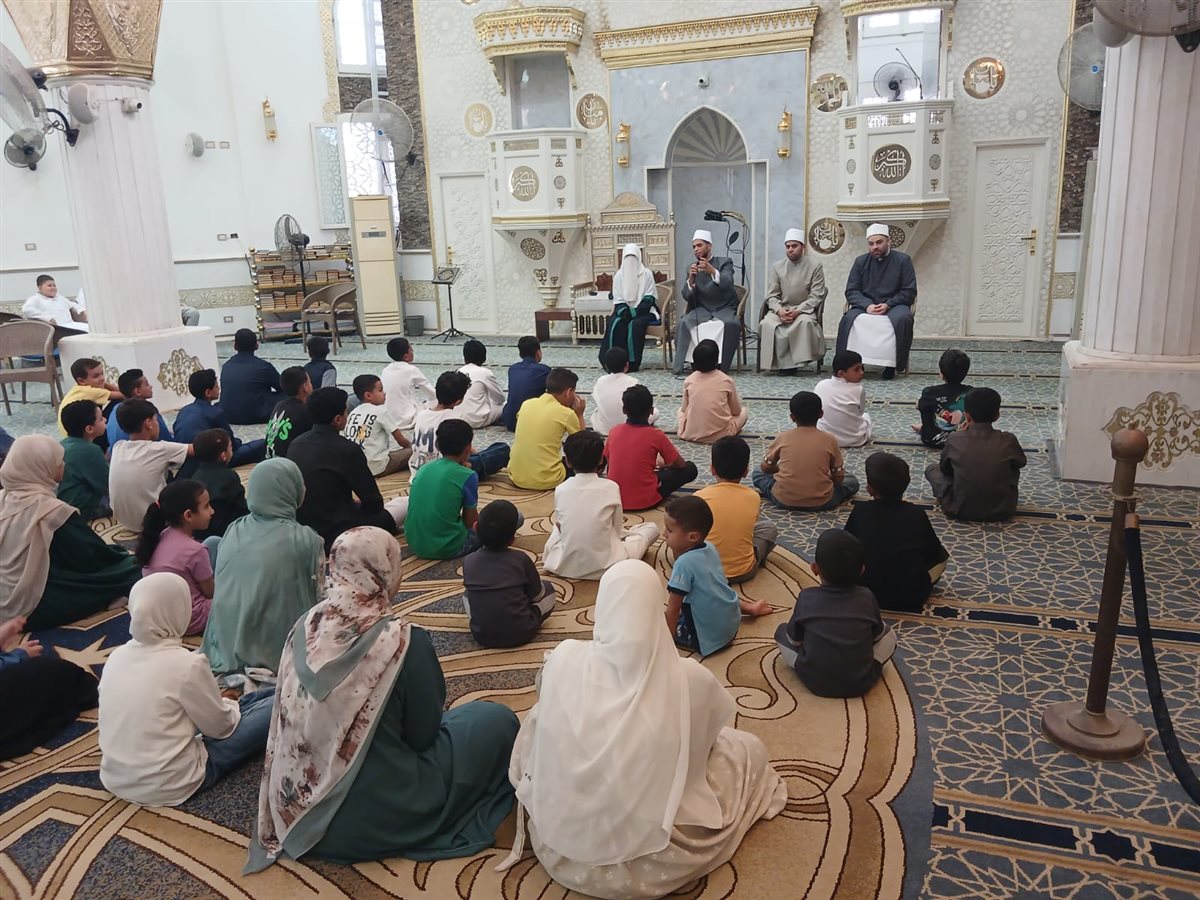 جانب من لقاء الطفل بمركز التل الكبير&nbsp;