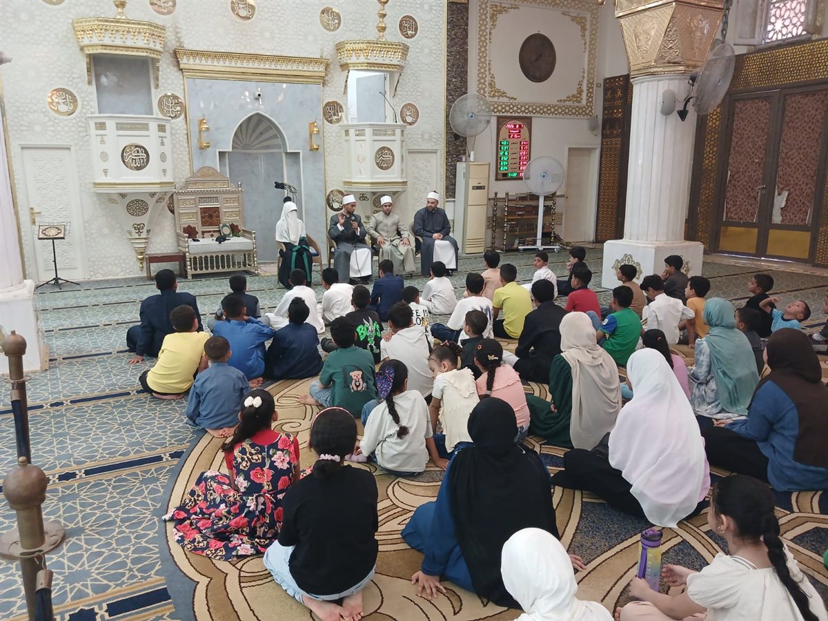 جانب من لقاء الطفل بمركز التل الكبير&nbsp;