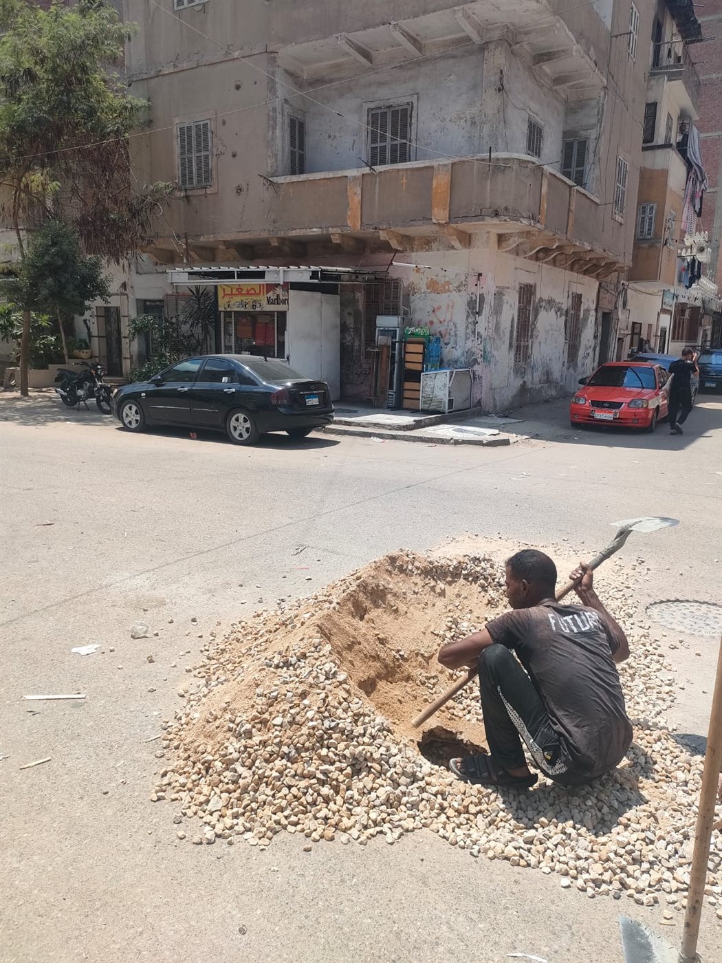 جانب من أعمال الإصلاح والصيانة&nbsp;