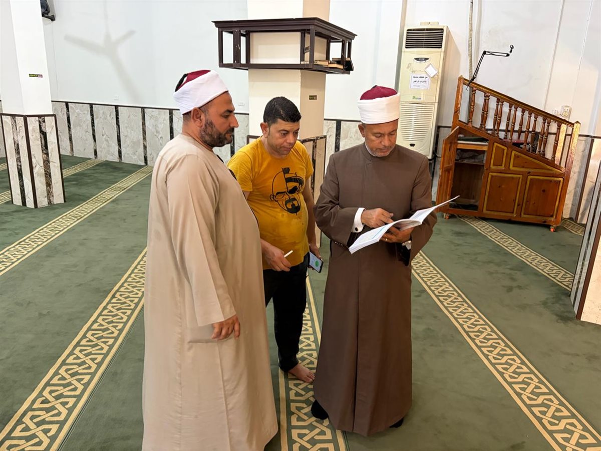 جولة مدير أوقاف الإسماعيلية بمساجد القنطرة شرق&nbsp;