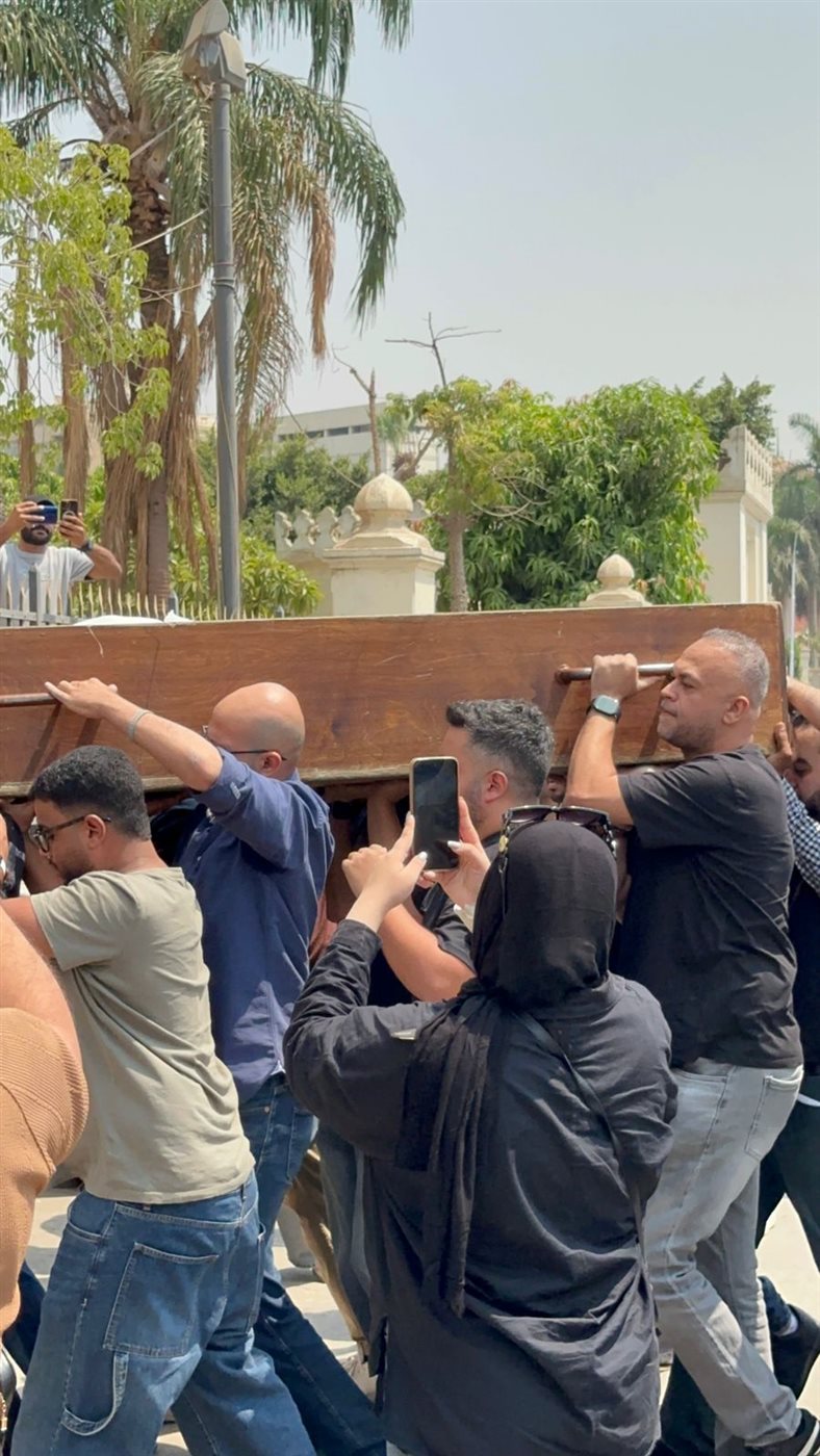 تشييع جنازة محمد التاجي&nbsp;