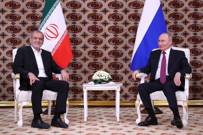 الرئيس الروسي ونظيره الإيراني