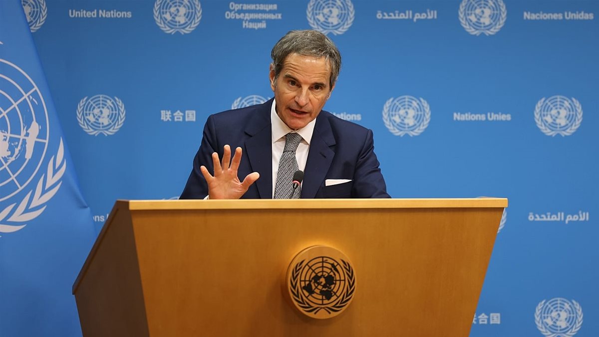 المدير العام للوكالة الدولية للطاقة الذرية رافائيل جروسي