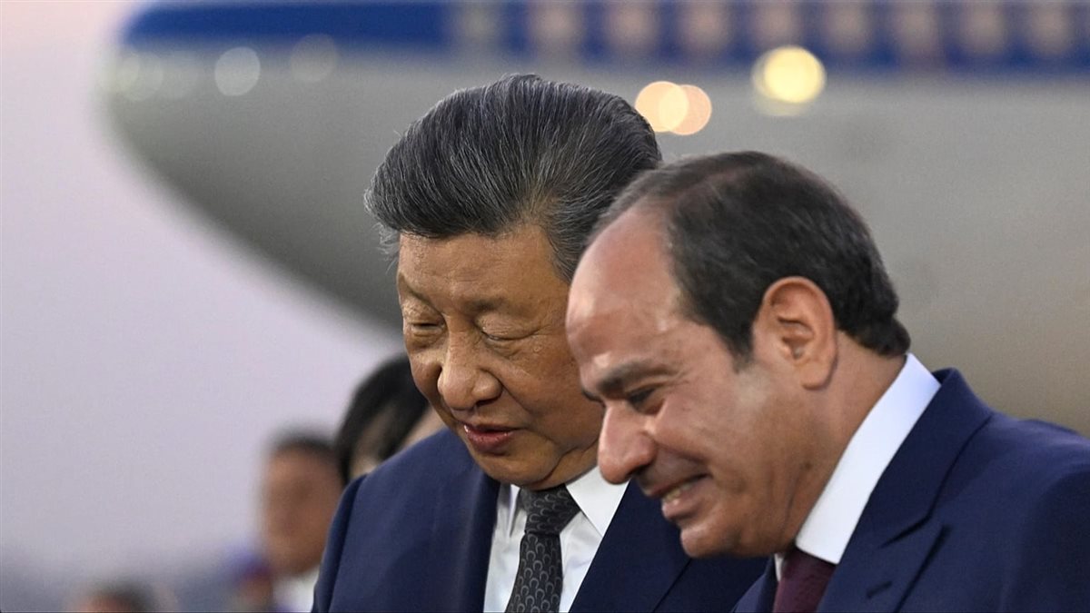 الرئيس السيسي ونظيره الصيني