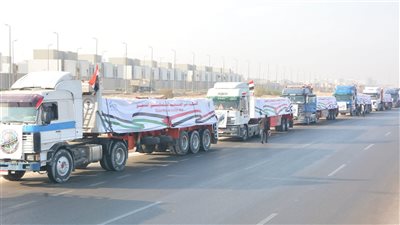 التموين تستعد لإطلاق القافلة 13 للمساعدات الإنسانية لقطاع غزة